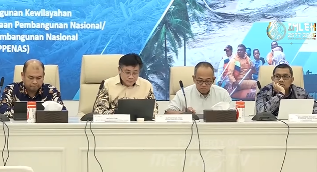 Kementerian PPNBappenas melaporkan kebutuhan dana rehabilitasi dan rekonstruksi pascabencana di Aceh Sumatera Utara dan Sumatera Barat mencapai Rp563 triliun untuk 2108 kegiatan selama 20262028 di Gedung Bappenas Jakarta Kamis 1922026 KETIKKABARcom Kementerian PPNBappenas melaporkan kebutuhan dana rehabilitasi dan rekonstruksi pascabencana di Aceh Sumatera Utara dan Sumatera Barat mencapai Rp563 triliun untuk 2108 kegiatan selama 20262028 di Gedung Bappenas Jakarta Kamis 1922026