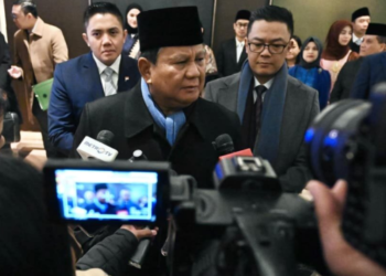 Presiden Prabowo memberikan keterangannya kepada wartawan di Washington DC, Amerika Serikat, pada Sabtu, 21 Februari 2026. Foto: BPMI Setpres/Cahyo