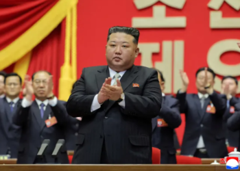 Pemimpin Korea Utara Kim Jong Un di Kongres Kesembilan Partai Buruh di mana ia terpilih kembali sebagai sekretaris jenderal di Pyongyang pada hari Minggu KCNA via Reuters KETIKKABARcom Pemimpin Korea Utara Kim Jong Un di Kongres Kesembilan Partai Buruh di mana ia terpilih kembali sebagai sekretaris jenderal di Pyongyang pada hari Minggu KCNA via Reuters