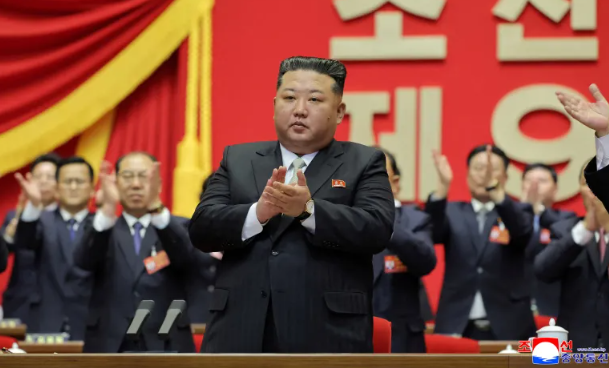 Pemimpin Korea Utara Kim Jong Un di Kongres Kesembilan Partai Buruh di mana ia terpilih kembali sebagai sekretaris jenderal di Pyongyang pada hari Minggu KCNA via Reuters KETIKKABARcom Pemimpin Korea Utara Kim Jong Un di Kongres Kesembilan Partai Buruh di mana ia terpilih kembali sebagai sekretaris jenderal di Pyongyang pada hari Minggu KCNA via Reuters
