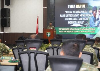 Pangdam IM, Mayor Jenderal TNI Joko Hadi Susilo, S.I.P, secara resmi membuka Rapat Pimpinan (Rapim) Kodam Iskandar Muda Tahun Anggaran 2026 yang digelar di Markas Kodam Iskandar Muda, Banda Aceh, Senin (23/2/2026).