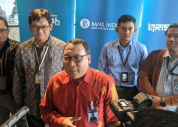 Kepala Perwakilan Bank Indonesia (BI) Provinsi Aceh, Agus Chusaini saat konferensi pers di Banda Aceh. FOTO: KETIKKABAR.com/Mirja