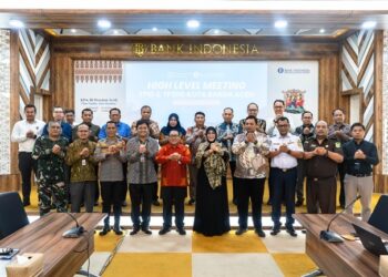 Pemerintah Kota Banda Aceh bersama Bank Indonesia (BI) Provinsi Aceh Gelar High Level Meeting (HLM) di Auditorium Teuku Umar, Kantor BI Aceh, Rabu, 26 Februari 2026.