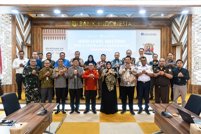 Pemerintah Kota Banda Aceh bersama Bank Indonesia BI Provinsi Aceh Gelar High Level Meeting HLM di Auditorium Teuku Umar Kantor BI Aceh Rabu 26 Februari 2026 KETIKKABARcom Pemerintah Kota Banda Aceh bersama Bank Indonesia BI Provinsi Aceh Gelar High Level Meeting HLM di Auditorium Teuku Umar Kantor BI Aceh Rabu 26 Februari 2026