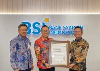 PT Bank Syariah Indonesia (Persero) Tbk (BSI) meraih sertifikasi internasional ISO 27701:2019 untuk pelindungan data pribadi nasabah.