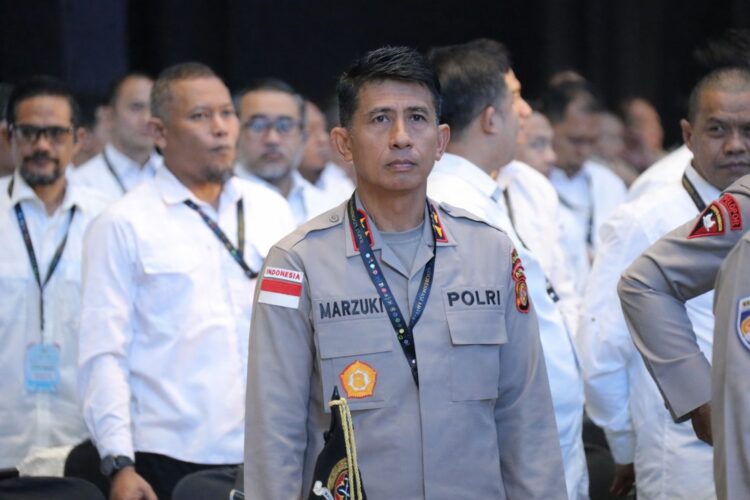 Kapolda Aceh Irjen Pol Marzuki Ali Basyah menghadiri Rapat Koordinasi Rakor Lintas Sektoral yang dipimpin Kapolri Jenderal Listyo Sigit Prabowo di Gedung PTIK Jakarta Selatan Senin 2 Februari 2026