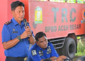 Kalaksa BPBD Aceh Besar Ridwan Jamil S.Sos M.Si. FOTO/MC ACEH BESAR