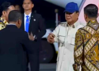 Presiden Prabowo Subianto (Topi Biru). [FOTO: Ist]