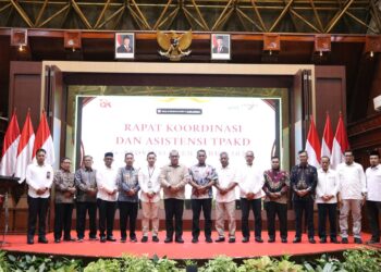 Otoritas Jasa Keuangan (OJK) Provinsi Aceh gelar Rapat Koordinasi dan Asistensi TPAKD se-Provinsi Aceh Tahun 2026 yang berlangsung di Anjong Mon Mata, Banda Aceh, Jumat (17/4/2026).