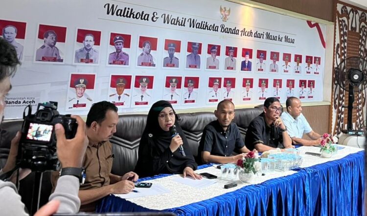 Pemerintah Kota Pemkot Banda Aceh saat konferensi pers yang digelar Selasa 2842026 FOTO Ist KETIKKABARcom Pemerintah Kota Pemkot Banda Aceh saat konferensi pers yang digelar Selasa 2842026 FOTO Ist