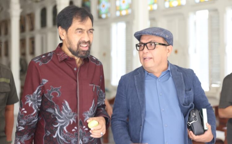 Gubernur Aceh Muzakir Manaf bersama Juru Bicara Pemerintah Aceh Dr Nurlis Effendi FOTO Ist KETIKKABARcom Gubernur Aceh Muzakir Manaf bersama Juru Bicara Pemerintah Aceh Dr Nurlis Effendi FOTO Ist