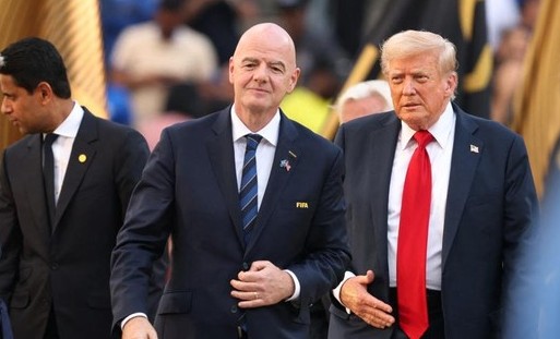 Presiden Amerika Serikat AS Donald Trump dan Presiden FIFA Gianni Infantino FOTO NET KETIKKABARcom Presiden Amerika Serikat AS Donald Trump dan Presiden FIFA Gianni Infantino FOTO NET