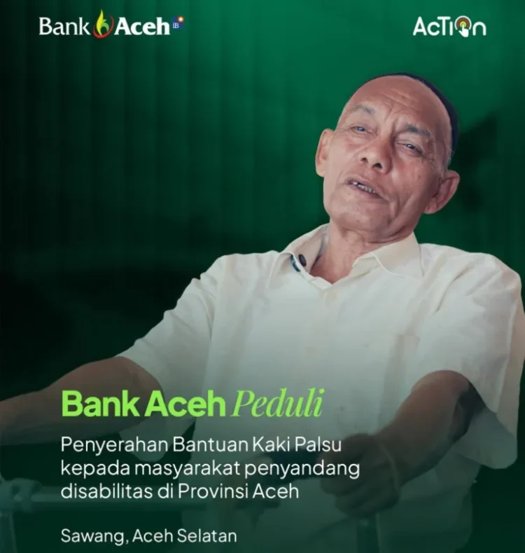 Bank Aceh Peduli Penyerahan Bantuan Kaki Palsu kepada masyarakat penyandang disabilitas di Provinsi Aceh FOTODok Bank Aceh Syariah Ⓒ Hak cipta foto di atas dikembalikan sesungguhnya kepada pemilik foto KETIKKABARcom Bank Aceh Peduli Penyerahan Bantuan Kaki Palsu kepada masyarakat penyandang disabilitas di Provinsi Aceh FOTODok Bank Aceh Syariah Ⓒ Hak cipta foto di atas dikembalikan sesungguhnya kepada pemilik foto