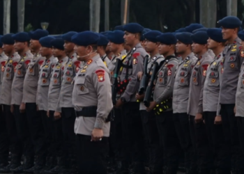 Polda Metro Jaya mengerahkan 24.980 personel gabungan untuk mengamankan aksi peringatan Hari Buruh Internasional atau May Day Fiesta. [FOTO: Tangkap Layar]
