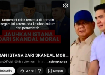 Video pada kanal YouTube @amienraisofficial yang memuat pernyataan kontroversial tokoh senior Partai Ummat, Amien Rais. [FOTO: Tangkap Layar]