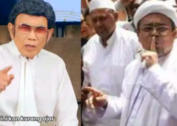 Sang Raja Dangdut, Rhoma Irama mereaksi tudingan Habib Rizieq Shihab (HRS) yang menyebut Presiden RI, Prabowo Subianto fasis dan rasis. [FOTO: Ist]