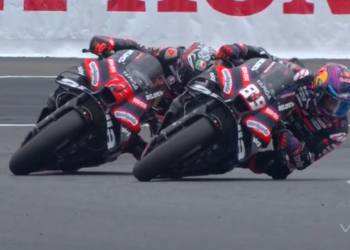 Pebalap tim Aprilia, Jorge Martin, berhasil meraih kemenangan perdananya musim ini dengan menjuarai seri MotoGP Prancis 2026 di Sirkuit Le Mans pada Minggu (10/5/2026) malam WIB.