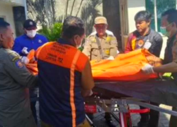 Korban Pembunuhan seorang satpam di kawasan Sukomanunggal, Surabaya, Jawa Timur. [FOTO: Ist]