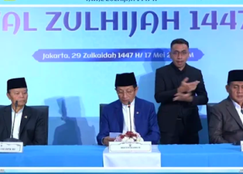 Kemenag menggelar Sidang Isbat Penetapan 1 Dzulhijah 1447 Hijriah di Kantor Kemenag, Jalan MH Thamrin, Jakarta Pusat, Minggu malam, 17 Mei 2026. [FOTO: Ist]