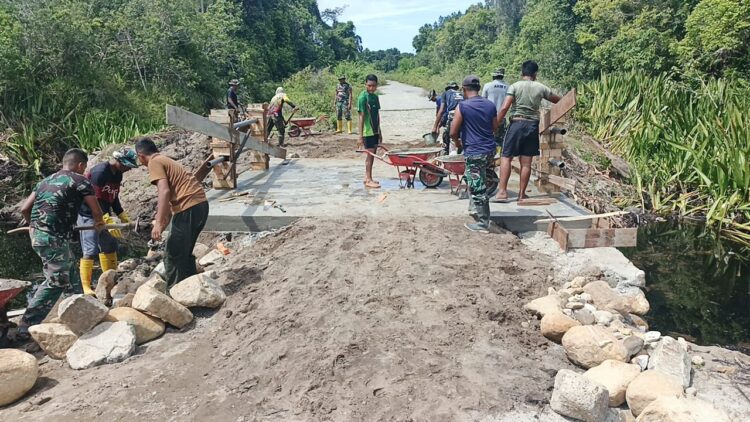 IMG20260505WA0084 KETIKKABARcom Kodim 0107/Aceh Selatan Kebut Pembangunan Jembatan Aramco di Pedalaman Aceh Selatan