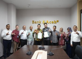 PT Bank Aceh Syariah resmi menjalin kerja sama strategis dengan PT PosSaku Mitra Usaha guna memperkuat digitalisasi Usaha Mikro, Kecil, dan Menengah (UMKM) di Aceh.