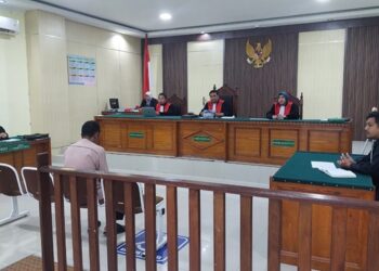 Sidang perkara penyelundupan satwa dilindungi di Pengadilan Negeri Idi, Kabupaten Aceh Timur, Rabu (17/6/2026). FOTO/KETIKKABAR.com