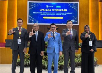 Sekretaris Daerah (Sekda) Aceh, Muhammad Nasir, mengikuti Pelatihan Kepemimpinan Nasional (PKN) Tingkat I Angkatan LXVIII Tahun 2026 yang diselenggarakan oleh Lembaga Administrasi Negara Republik Indonesia. di Kota Sumedang, Jawa Barat, pada Senin (29/6/2026).