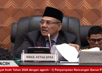 Wakil Ketua DPRA H. Ali Basrah. FOTO/YouTube DPR Aceh
