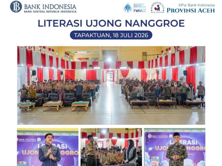 Kantor Perwakilan Bank Indonesia KPwBI Provinsi Aceh menggelar program Literasi Ujong Nanggroe di Rumoh Agam Tapaktuan Aceh Selatan pada Sabtu 18 Juli 2026 KETIKKABARcom Kantor Perwakilan Bank Indonesia KPwBI Provinsi Aceh menggelar program Literasi Ujong Nanggroe di Rumoh Agam Tapaktuan Aceh Selatan pada Sabtu 18 Juli 2026