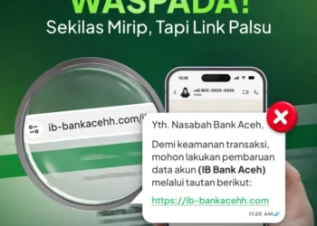 Waspada Phishing! Bank Aceh Ingatkan Nasabah Lindungi Data Perbankan dan Akses Kanal Resmi