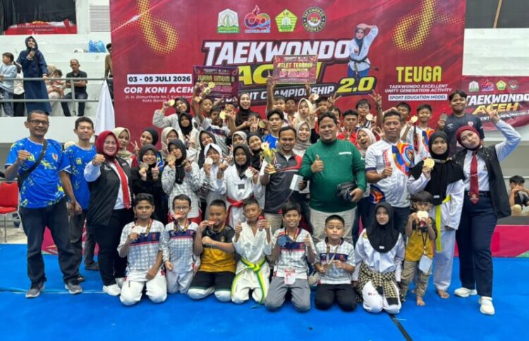 Dojang SMKN 1 Banda Aceh menorehkan prestasi gemilang dengan meraih Juara Umum II dalam ajang Taekwondo Aceh Student Championship 20 FOTO Ist KETIKKABARcom Dojang SMKN 1 Banda Aceh menorehkan prestasi gemilang dengan meraih Juara Umum II dalam ajang Taekwondo Aceh Student Championship 20 FOTO Ist