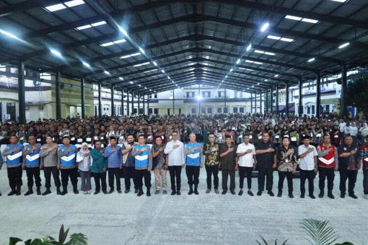Polda Aceh menggelar Sidang Terbuka Penentuan Kelulusan Akhir Tingkat Panitia Daerah Panda Penerimaan Terpadu Bintara dan Tamtama Polri Tahun Anggaran 2026 di Meuligoe Tribrata Polda Aceh Jumat 37