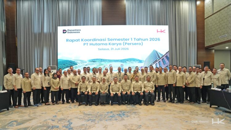 Rapat Koordinasi Semester I 2026 Hutama Karya yang dihelat di Jakarta pada Selasa 217 FOTO HK KETIKKABARcom Rapat Koordinasi Semester I 2026 Hutama Karya yang dihelat di Jakarta pada Selasa 217 FOTO HK