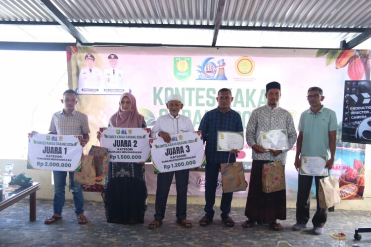 Pemerintah Kota Sabang terus mendorong pengembangan kakao sebagai salah satu komoditas unggulan daerah melalui penyelenggaraan Kontes Kakao Sabang 2026