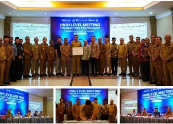 BI Provinsi Aceh bersama  Pemerintah Aceh memperkuat sinergi pengendalian inflasi dan percepatan digitalisasi keuangan daerah melalui High Level Meeting (HLM) Tim Pengendalian Inflasi Daerah (TPID) dan Tim Percepatan dan Perluasan Digitalisasi Daerah (TP2DD) se-Aceh yang digelar di Kota Langsa, Senin (6/7/2026).