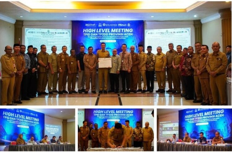 BI Provinsi Aceh bersama Pemerintah Aceh memperkuat sinergi pengendalian inflasi dan percepatan digitalisasi keuangan daerah melalui High Level Meeting HLM Tim Pengendalian Inflasi Daerah TPID dan Tim Percepatan dan Perluasan Digitalisasi Daerah TP2DD seAceh yang digelar di Kota Langsa Senin 672026 KETIKKABARcom BI Provinsi Aceh bersama Pemerintah Aceh memperkuat sinergi pengendalian inflasi dan percepatan digitalisasi keuangan daerah melalui High Level Meeting HLM Tim Pengendalian Inflasi Daerah TPID dan Tim Percepatan dan Perluasan Digitalisasi Daerah TP2DD se Aceh yang digelar di Kota Langsa Senin 672026