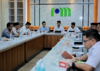 Wakil Bupati Aceh Besar Drs. Syukri A. Jalil memimpin rapat persiapan pelaksanaan MTQ Kabupaten Aceh Besar ke-XXXV Tahun 2026, dengan tuan rumah Kecamatan Kuta Baro, di Aula PDAM Tirta Mountala, Rabu (12/8/2026), FOTO/ MC ACEH BESAR