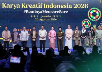 Bank Indonesia resmi membuka ajang Karya Kreatif Indonesia (KKI) 2026 di Hall A dan B JICC, Jakarta, pada Rabu (20/8).