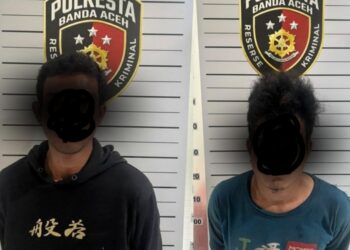 Dua Pria di Banda Aceh Ditangkap Curi Meteran Air, Ngaku Beraksi di 13 Lokasi