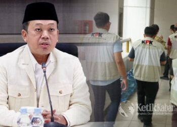 KPK mulai melangkah masif dengan menerjunkan tim penyidik untuk menggeledah sejumlah ruang kerja di lingkungan Kementerian Agraria dan Tata Ruang/Badan Pertanahan Nasional (ATR/BPN) pada Kamis, 17 September 2026. FOTO: Kolase KETIKKABAR.com/ ANTARA/Kementerian ARB/BPN.