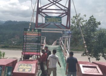 Jembatan Gantung Perintis Garuda di Kabupaten Aceh Tenggara (Agara)