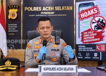 Kapolres Aceh Selatan AKBP T. Ricki Fadlianshah