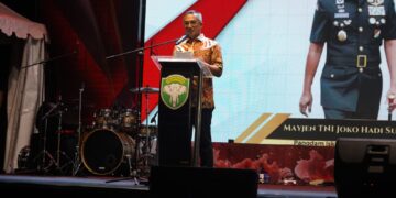 Panglima Kodam Iskandar Muda Pangdam IM Mayjen TNI Joko Hadi Susilo saat membuka Indonesia Fest 2026 di Lapangan Blang Padang Kota Banda Aceh Jumat 2592026 FOTO Humas