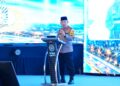 Kapolri Jenderal Polisi Listyo Sigit Prabowo menyampaikan kuliah umum di hadapan ribuan mahasiswa baru dalam acara Pengenalan Kehidupan Kampus bagi Mahasiswa Baru PKKMB Universitas Muhammadiyah Sumatera Utara UMSU 2026 di Medan Senin 2892026 Doc Humas Polri