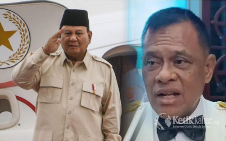 Mantan Panglima TNI Jenderal Purn Gatot Nurmantyo Kanan Presiden Prabowo Subianto Kiri FOTO Kolase KETIKKABARcomIst KETIKKABARcom Mantan Panglima TNI Jenderal Purn Gatot Nurmantyo Kanan Presiden Prabowo Subianto Kiri FOTO Kolase KETIKKABARcomIst