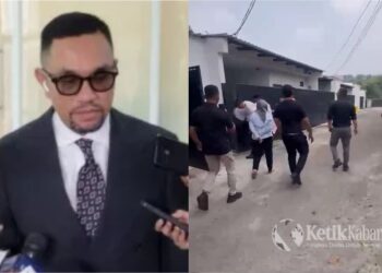 Wakil Ketua DPR RI Ahmad Sahroni Kiri Ombudsman RI saat sidak di kawasan belakang Lapas Cibinong FOTO Kolase KETIKKABARcom Tangkap Layar