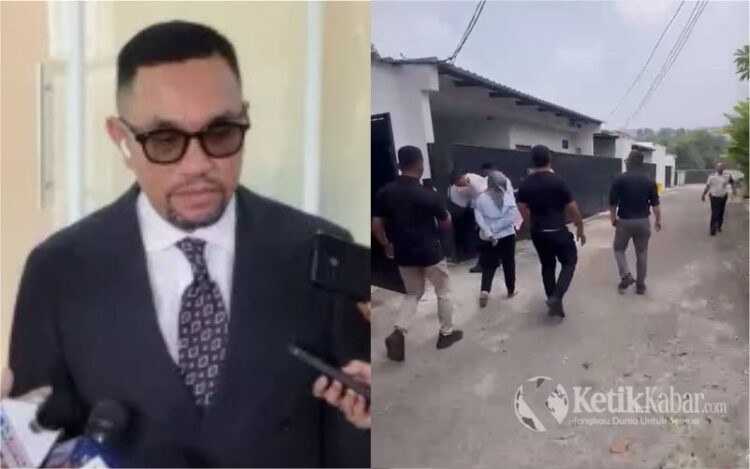 Wakil Ketua DPR RI Ahmad Sahroni Kiri Ombudsman RI saat sidak di kawasan belakang Lapas Cibinong FOTO Kolase KETIKKABARcom Tangkap Layar KETIKKABARcom Wakil Ketua DPR RI Ahmad Sahroni Kiri Ombudsman RI saat sidak di kawasan belakang Lapas Cibinong FOTO Kolase KETIKKABARcom Tangkap Layar