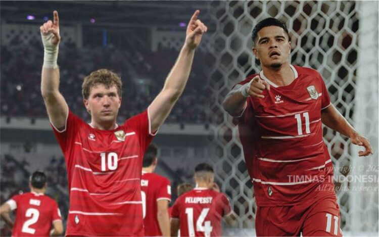 Pemain Timnas Indonesia Ragnar Oratmangoen Kanan dan Ole Romeny Kiri merayakan gol dalam laga kontra Singapura pada FIFA ASEAN Cup 2026 di Stadion Utama Gelora Bung Karno SUGBK Jakarta Jumat 2592026 FOTO Timnas Indonesia KETIKKABARcom Pemain Timnas Indonesia Ragnar Oratmangoen Kanan dan Ole Romeny Kiri merayakan gol dalam laga kontra Singapura pada FIFA ASEAN Cup 2026 di Stadion Utama Gelora Bung Karno SUGBK Jakarta Jumat 2592026 FOTO Timnas Indonesia