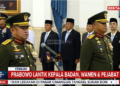 Presiden Prabowo Subianto melantik Jenderal TNI Maruli Simanjuntak sebagai Wakil Panglima TNI dan Jenderal TNI Tandyo Budi Revita sebagai Kepala Staf Angkatan Darat KSAD di Istana Kepresidenan Jakarta Pusat Kamis 15102026 FOTO Tangkap Layar Youtube KETIKKABARcom Presiden Prabowo Subianto melantik Jenderal TNI Maruli Simanjuntak sebagai Wakil Panglima TNI dan Jenderal TNI Tandyo Budi Revita sebagai Kepala Staf Angkatan Darat KSAD di Istana Kepresidenan Jakarta Pusat Kamis 15102026 FOTO Tangkap Layar Youtube