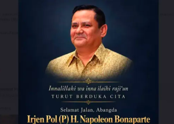 Mantan Kepala Divisi Hubungan Internasional Kadivhubinter Polri Irjen Pol Purn Napoleon Bonaparte meninggal dunia pada Minggu 18102026 FOTO Istimewa
